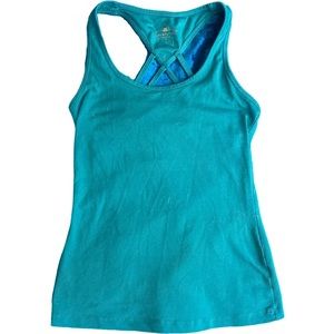 Teal Yoga Top